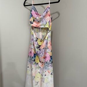 SHEIN Floral Multicolor Maxi Dress